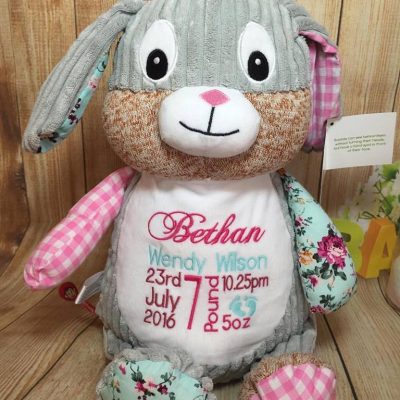 HARLEQUIN PINK BUNNY