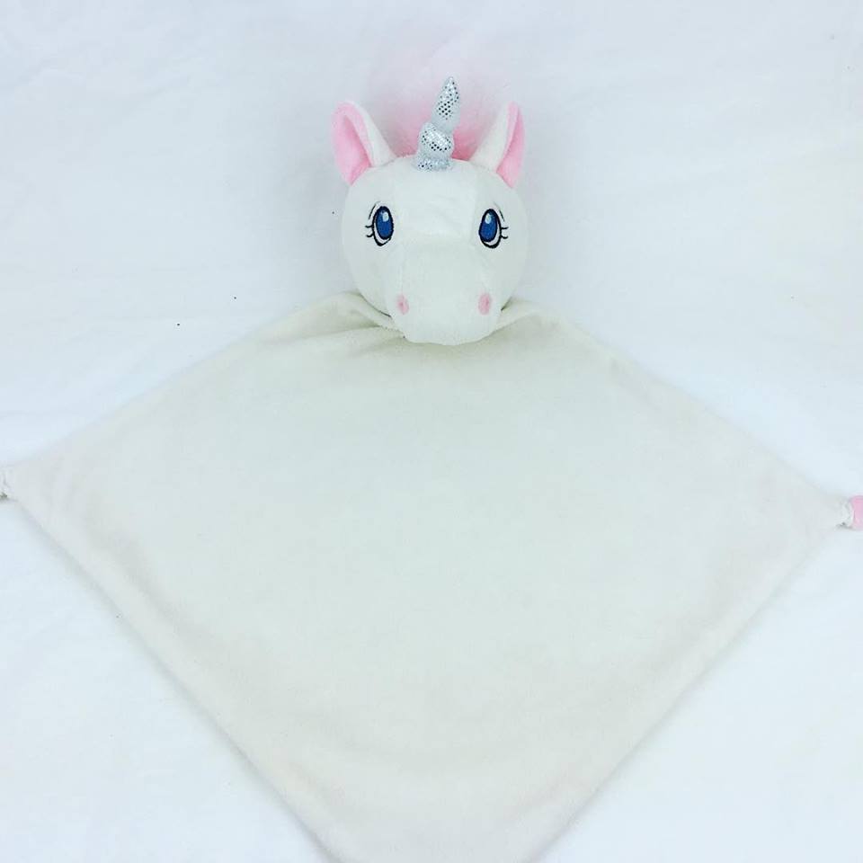 Unicorn comfort blanket Jack's Embroidery