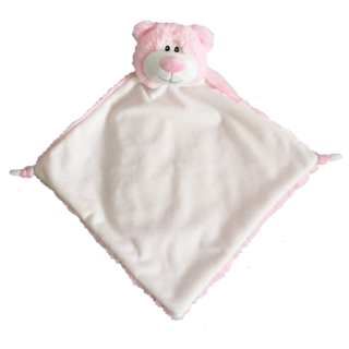 pink bear comfort blanket