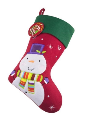 DELUX SNOWMAN CHRISTMAS STOCKING