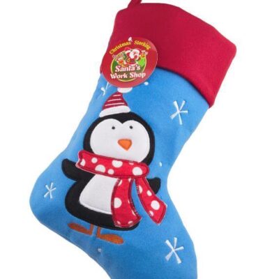 DELUXE BLUE PENGUIN STOCKING