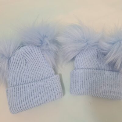 DOUBLE POM POM HAT