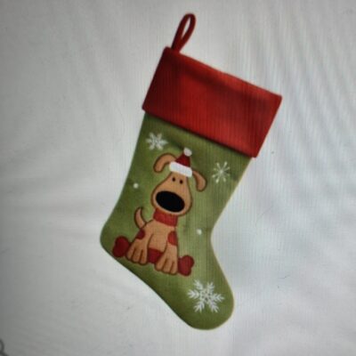 DOG CHRISTMAS STOCKING