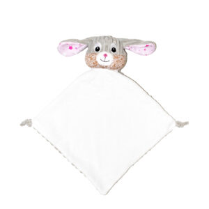 SENSORY BUNNY BUBBLEGUM COMFORT BLANKET