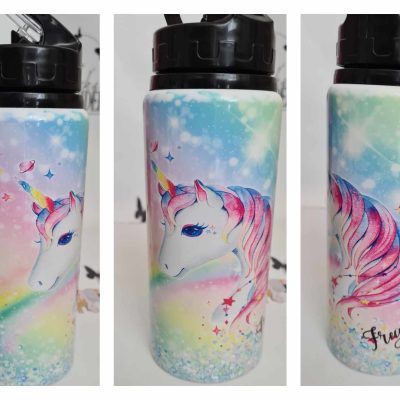 600 ML WATER BOTTLE UNICORN