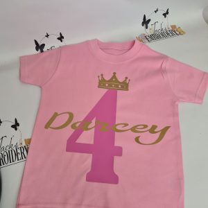 BIRTHDAY PERSONALISED T SHIRT