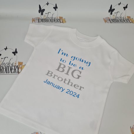 I'M GOING TO BE A BIG BROTHER