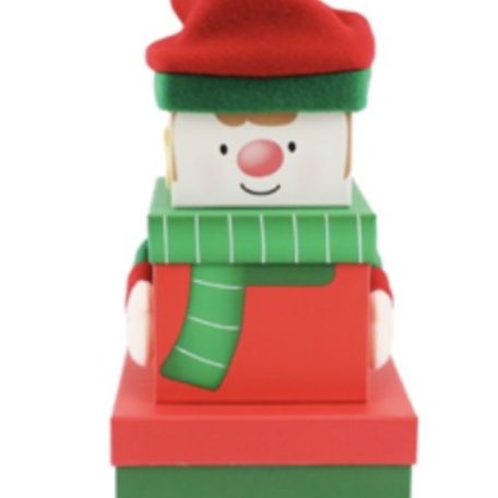 3 PIECE ELF STACKING BOXES