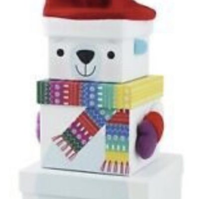 3 PIECE POLAR BEAR STACKING BOXES