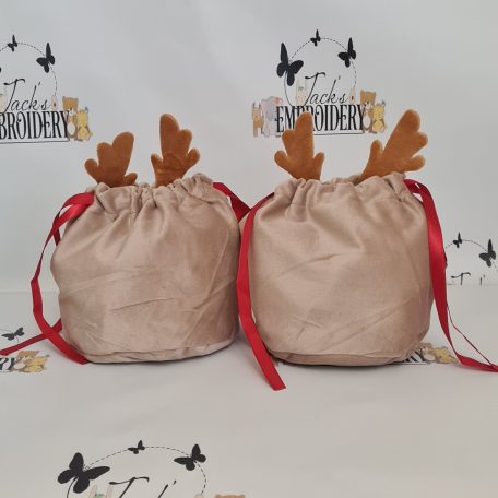 PERSONALISED REINDEER BAG