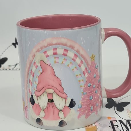 PINK GONK CHRISTMAS MUG