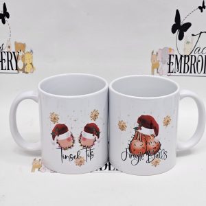 JINGLE BALLS / TINSLE TITS MUGS