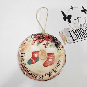 FIRST CHRISTMAS AS …. TREE DECORATION