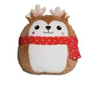PERSONALISED EMBROIDERED REINDEER SQUIDGY