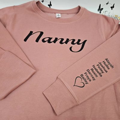 NANNY – GRANDMA – AUNTIE SWEATSHIRT