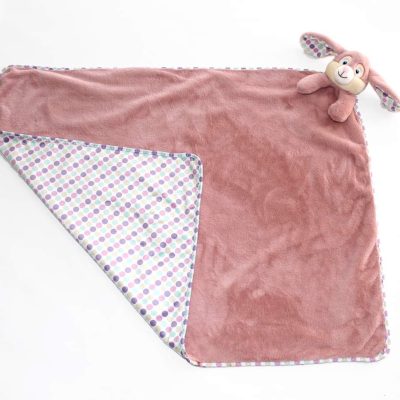 PINK BUNNY BLANKET