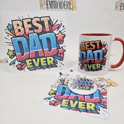 BEST DAD MUG / CARD / BADGE