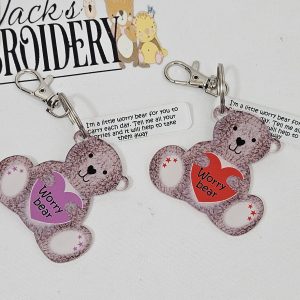 WORRY BEAR KEY RING