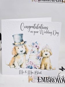 WEDDING CARD - DOG