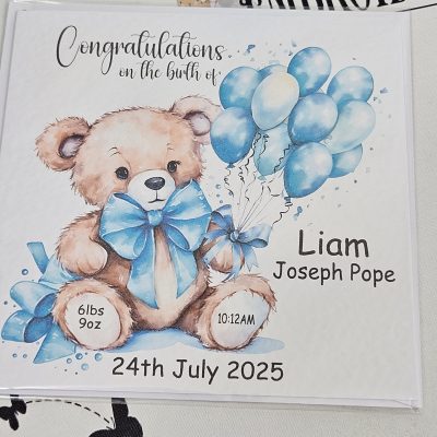 NEW BABY CARD