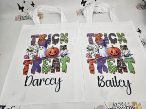 PRINTED HALLOWEEN TOTE BAG