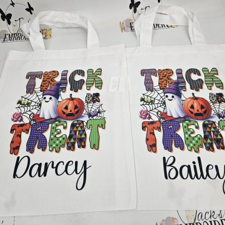 PRINTED HALLOWEEN TOTE BAG