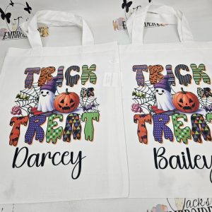 PRINTED HALLOWEEN TOTE BAG