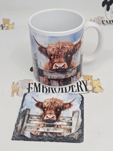 HIGHLAND COW MUG / COASTER