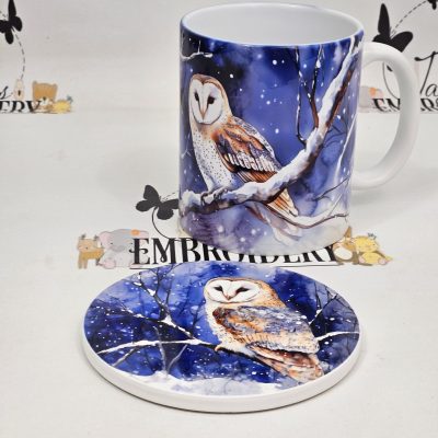 MUG WITH CERAMIC COASTER