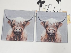 GLASS COASTERS