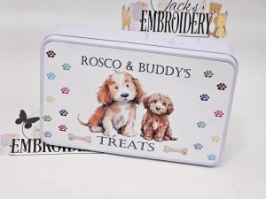 PERSONALISED DOG TREAT TIN