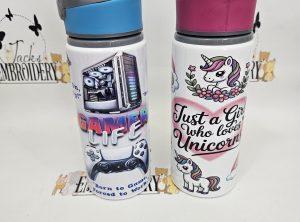 PINK / BLUE Aluminium BOTTLE