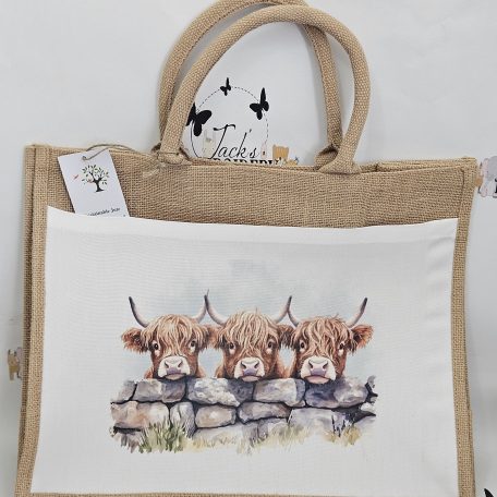 JUTE BAG WITH POCKET