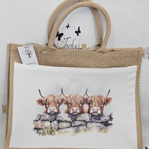 JUTE BAG WITH POCKET