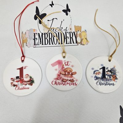 FIRST CHRISTMAS TREE DECORATION