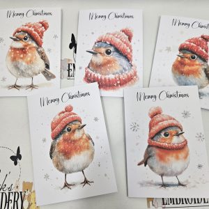 CHRISTMAS CARD PACK ROBIN